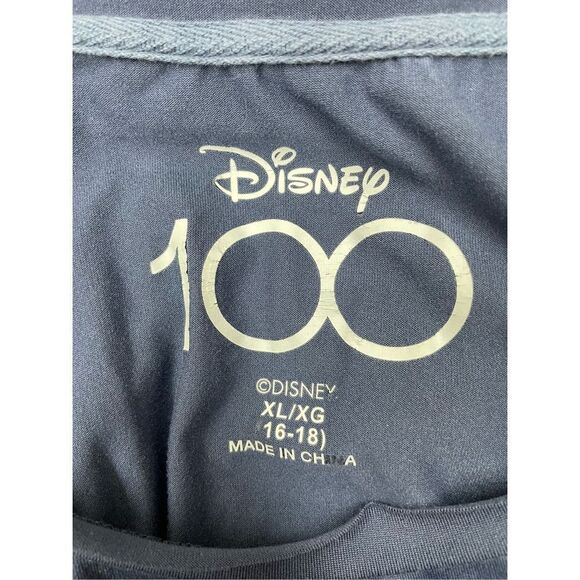 Disney 100 Mickey and Friends Blue Sleepwear Shirt/ Gown Size X-Large - Picture 5 of 11